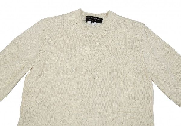 Comme des Garcons × Comme des Garcons Homme × Comme des Garcons Homme Plus RARE SS 2006 Rolling Stones Jacquard Chunky Knit Sweater Size US M / EU 48-50 / 2 - 2 Thumbnail