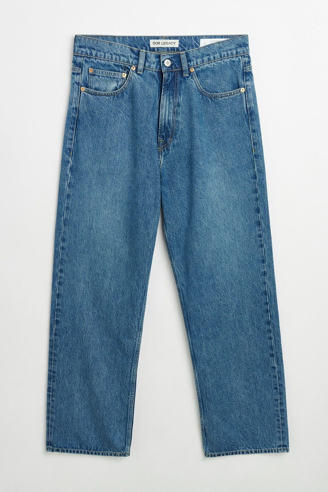 Pre-owned Our Legacy Third Cut Blue Tech Wash