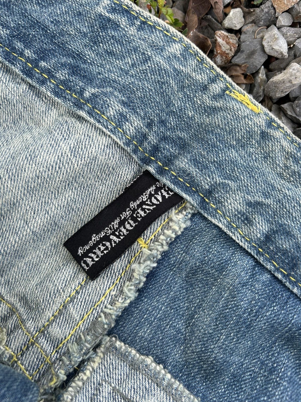 Kapital CLONE DEVGRU DAICOCK LOVE PEACE SURF BEACH DENIM JEANS RARE🎌 Size US 32 / EU 48 - 15 Thumbnail
