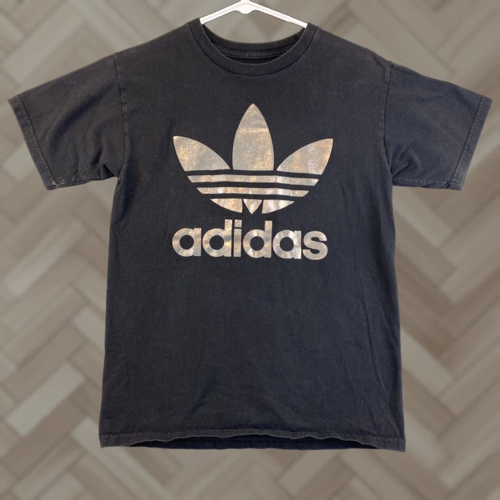 Adidas adidas Sport Casual S Shirt Tee Women's Black 80-60 / Black adidas Shirt & Tops Sports Casual Tee S Women’s Shirt 80-60 Size S / US 4 / IT 40 - 1 Thumbnail