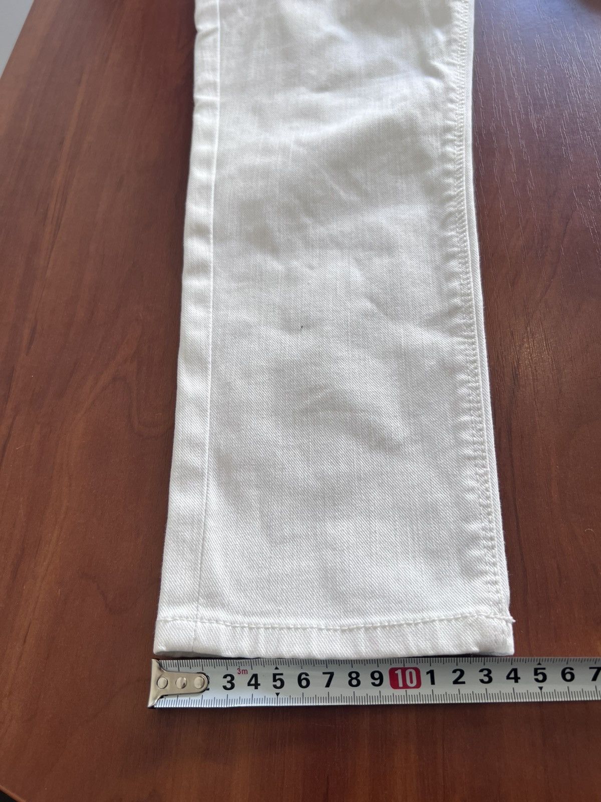 Prada Vintage Prada Straight Fit Classic Pants Women’s White Sz 26 Size 24" / US 00 / IT 34 - 16 Thumbnail