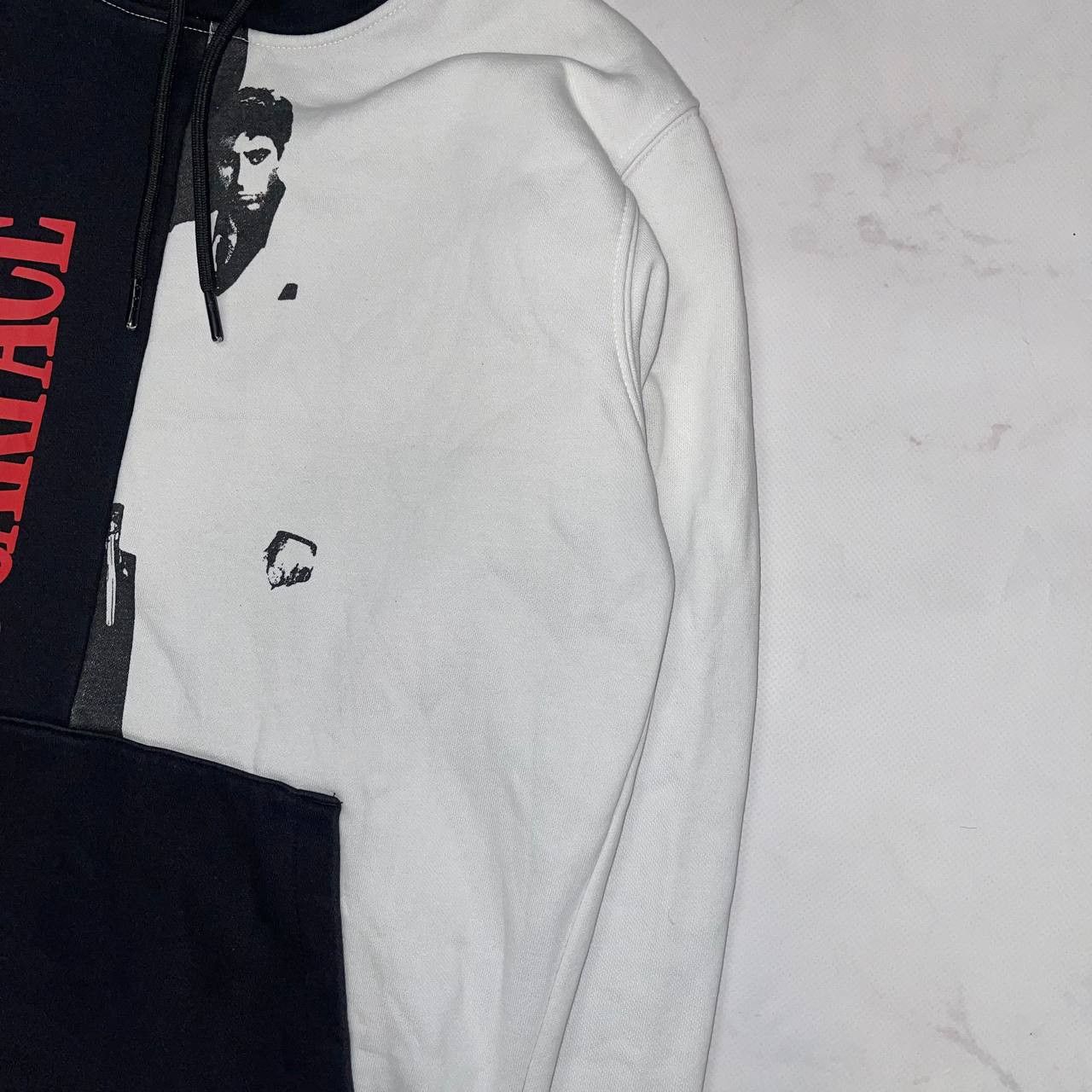 Vintage Scarface Split Sweater black/white Size US S / EU 44-46 / 1 - 5 Thumbnail