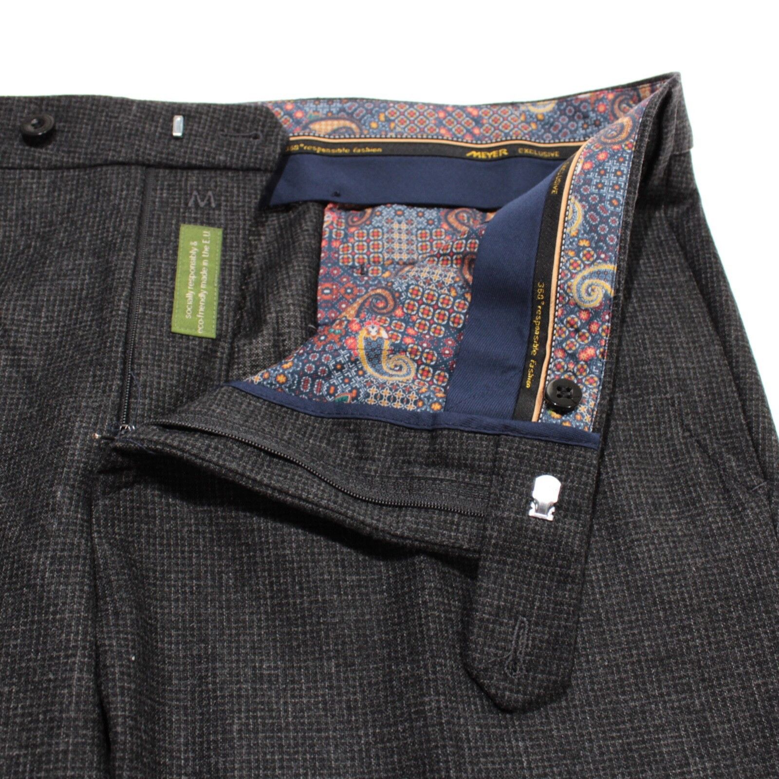 Other Meyer New with tags Dress Pants Size 40 US In Gray Size US 40 / EU 56 - 3 Thumbnail