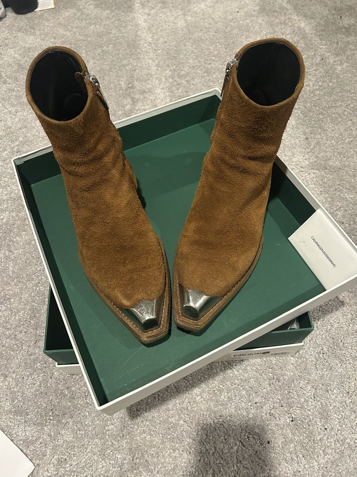 Calvin Klein Raf Simons Boots | Grailed