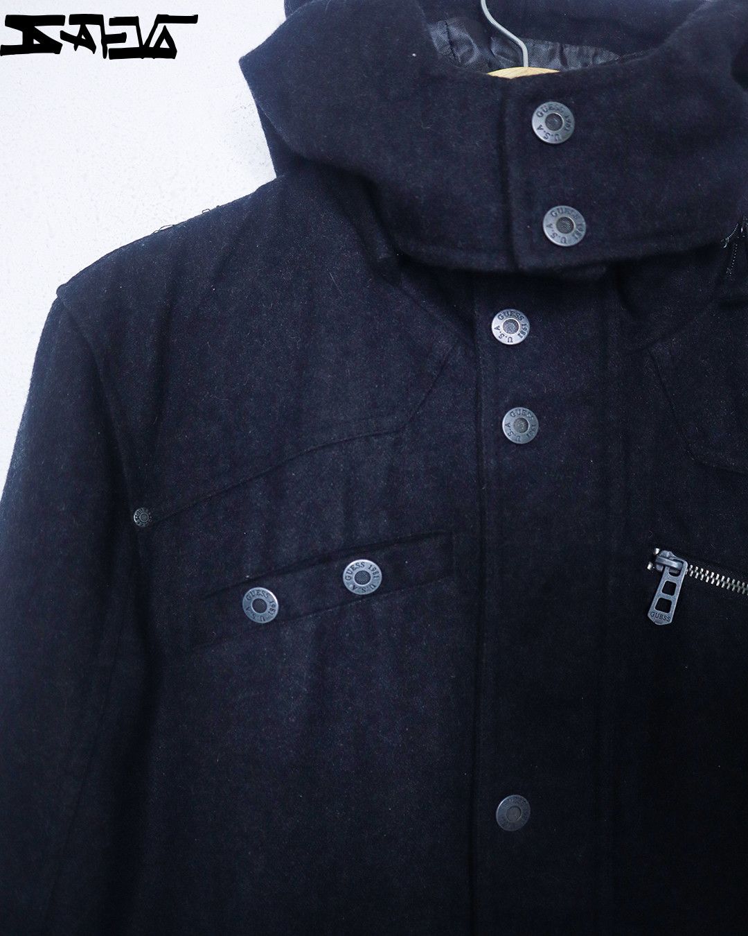 Guess Guess Wool Jacket Size US M / EU 48-50 / 2 - 4 Thumbnail