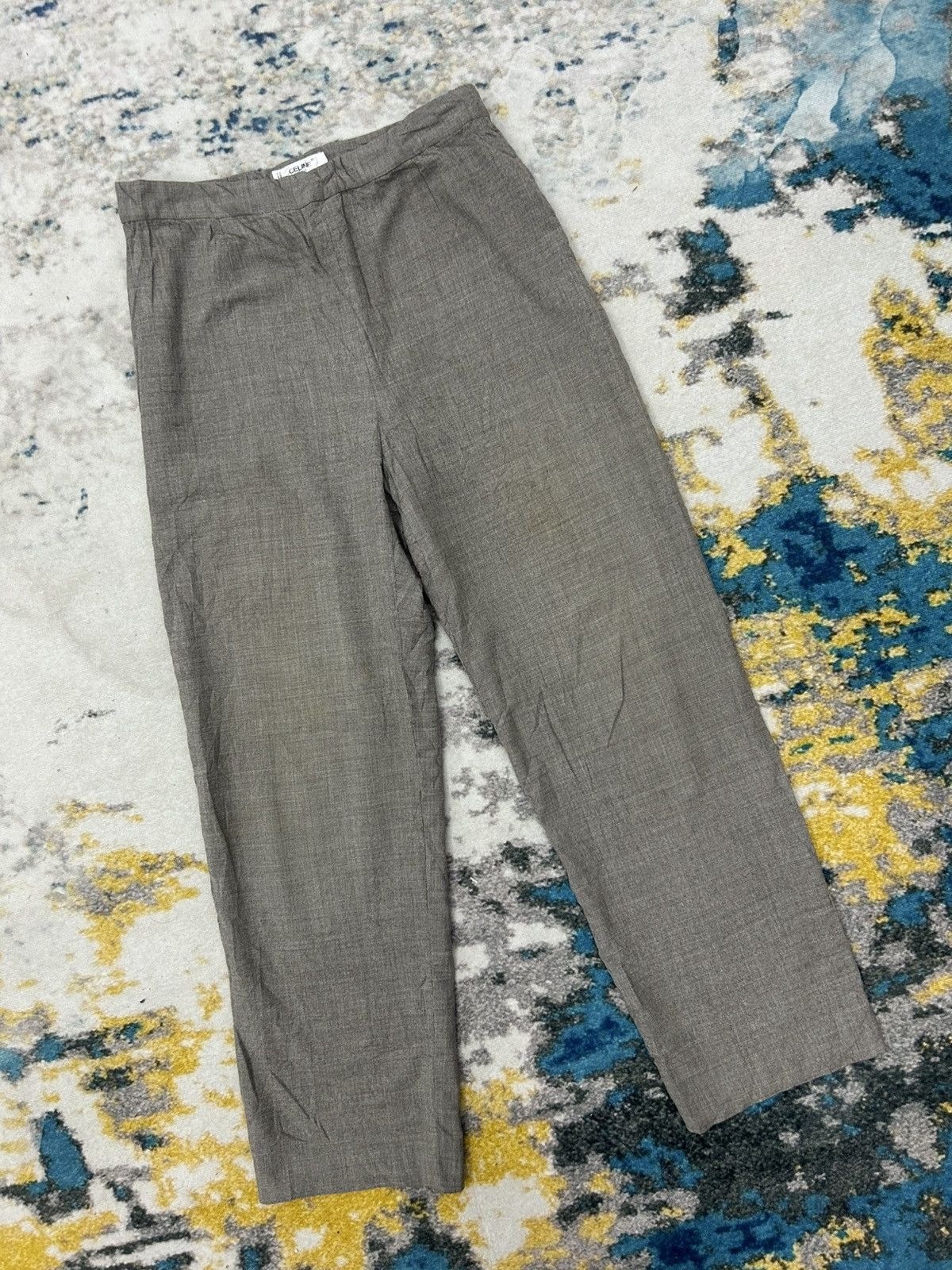Celine Celine Paris Baggy Wide Leg Pants Size 30" / US 8 / IT 44 - 2 Thumbnail
