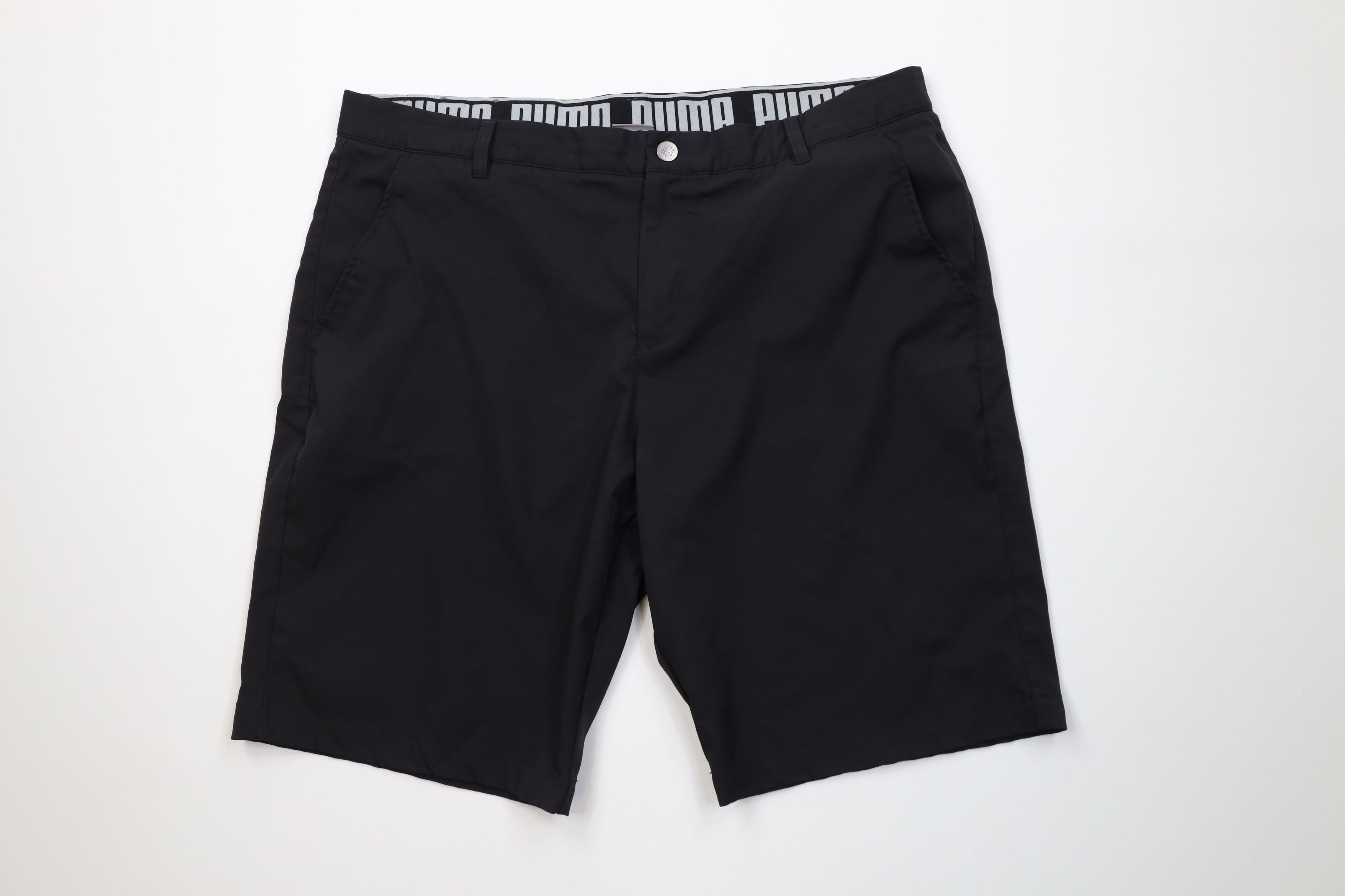 Puma Puma Golf Front Tech Golfing Chino Shorts Black Polyester Size US 40 / EU 56 - 1 Thumbnail