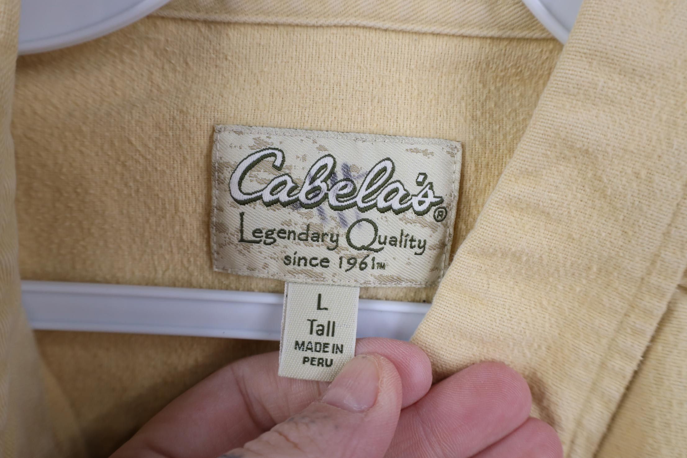 Cabelas Vintage 90s Y2K Cabelas Buck Chamois Cloth Button Down Shirt Size US L / EU 52-54 / 3 - 9 Thumbnail