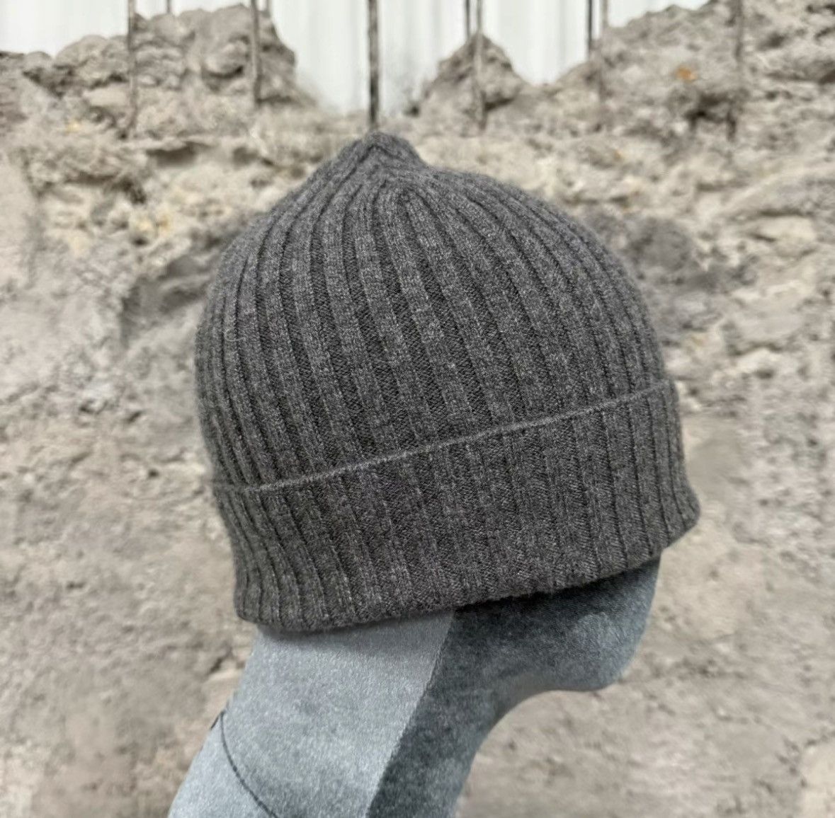 Chrome Hearts Chrome Hearts Cross Patch Gray Cashmere Beanie. Size ONE SIZE - 4 Thumbnail