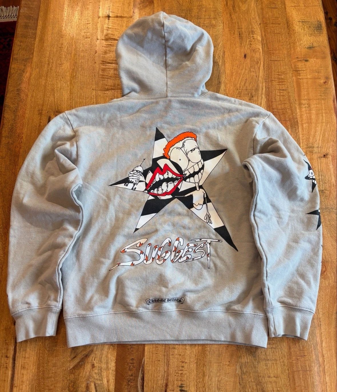 Chrome Hearts Matty Boy STAY FAST パーカー　S Chrome Hearts Chrome hearts Matty boy Grey stay fast hoodie
