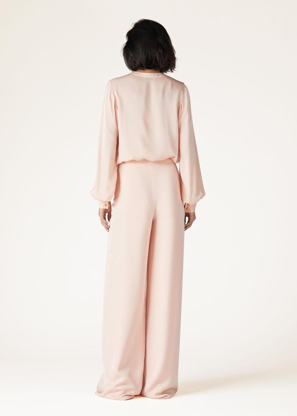 Loro Piana o1srvl11e0125 FAN8312 Jaina Silk Shirt in Light Pink Size S / US 4 / IT 40 - 6 Thumbnail