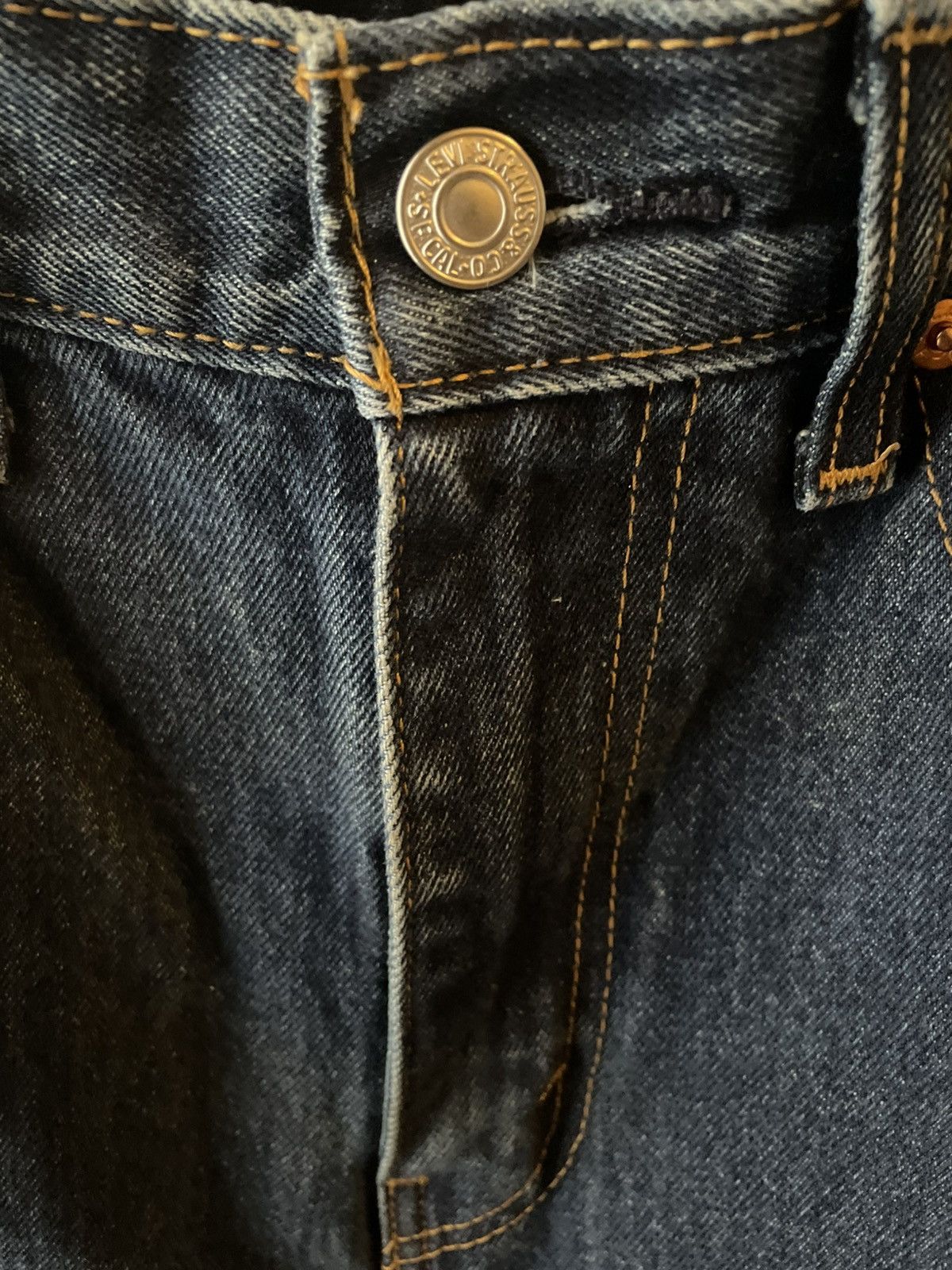 Levi's Levis Dark Washed Denim Jeans Size US 34 / EU 50 - 4 Thumbnail