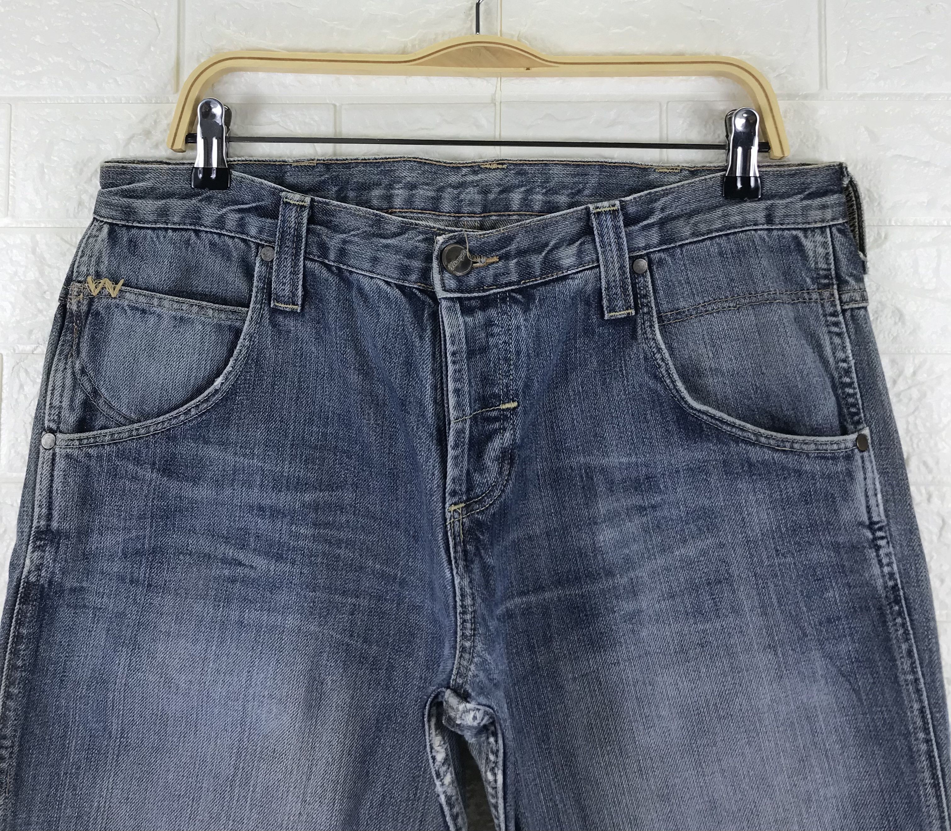 Wrangler Vintage Wrangler Fly Buttons Flare Jeans Size US 35 - 2 Thumbnail