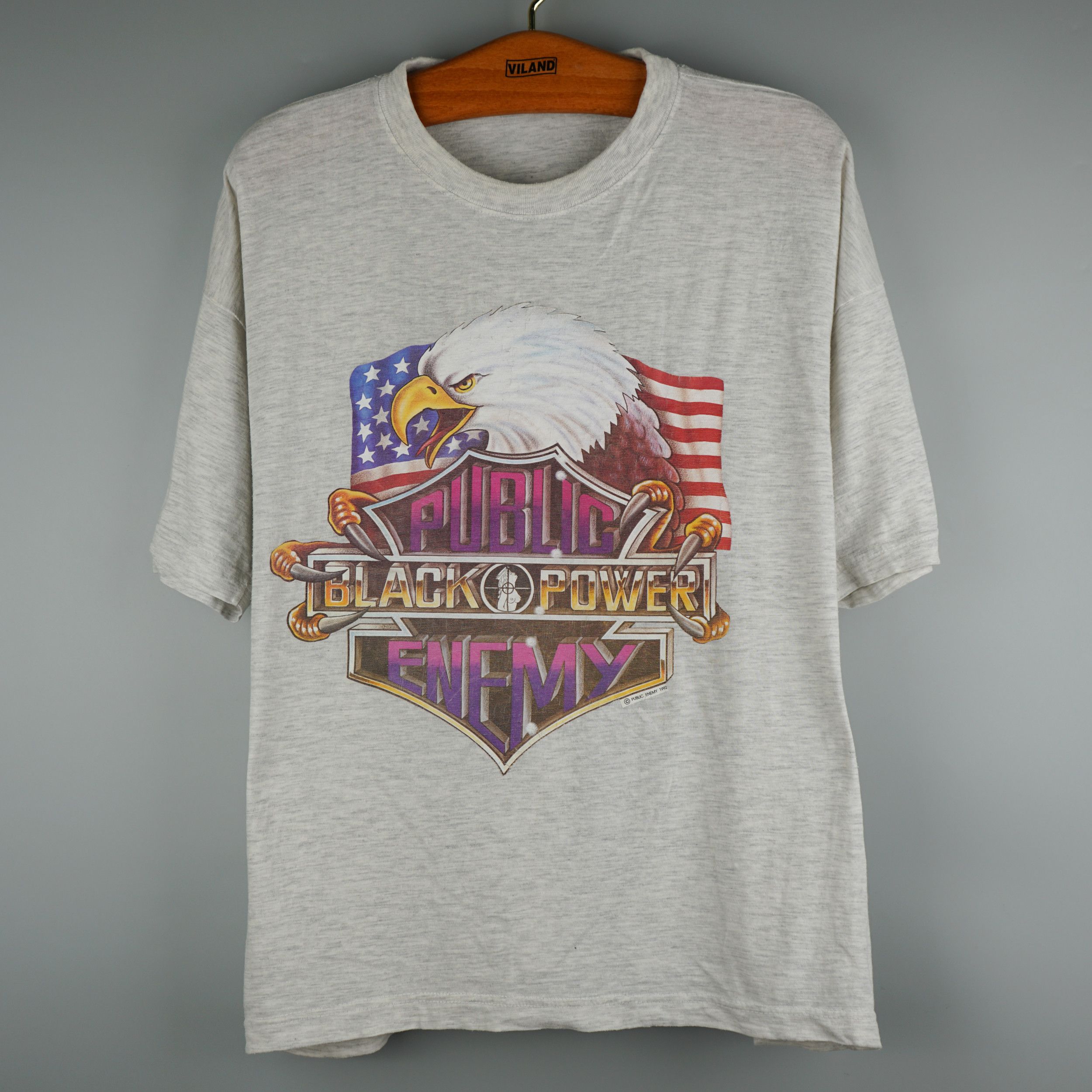 Band Tees × Rap Tees × Vintage Vintage 1992 Public Enemy Black Power T-Shirt Size US L / EU 52-54 / 3 - 1 Thumbnail