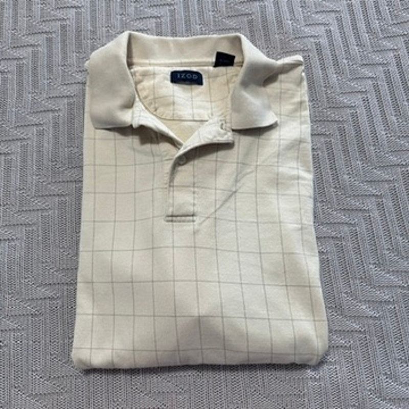 Izod Izod light yellow window pane plaid polo size M Size US M / EU 48-50 / 2 - 1 Thumbnail