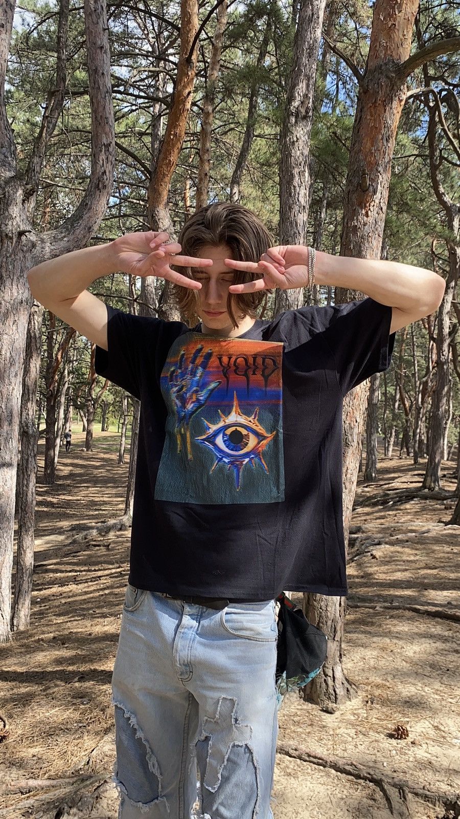 Other T-shirt ‘VOID’ black by XWave Size US XL / EU 56 / 4 - 5 Thumbnail
