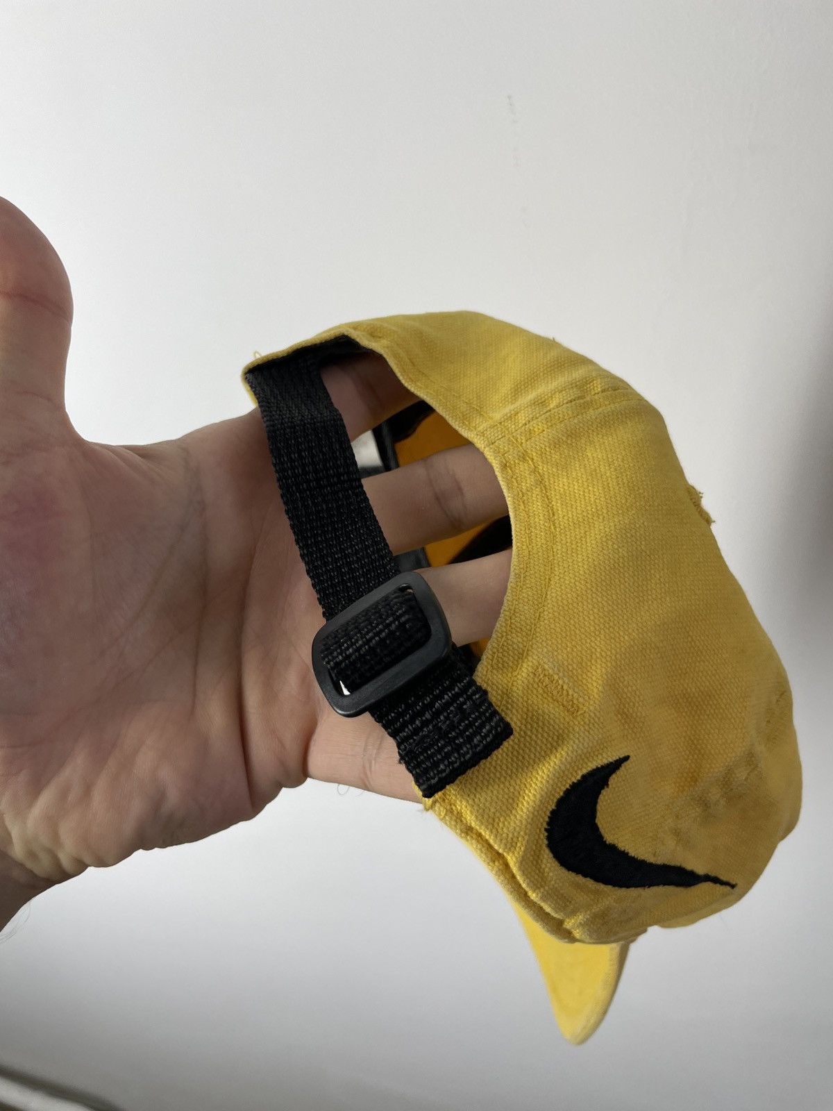 Nike Vintage Nike yellow double Swoosh Taiwan Cap Size ONE SIZE - 9 Thumbnail