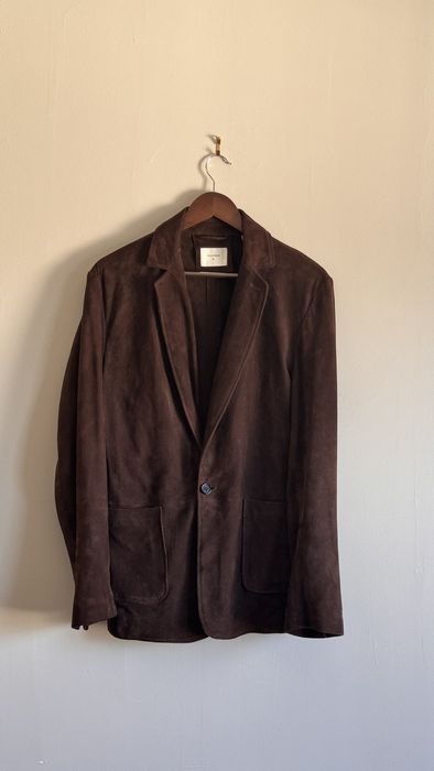 Billy Reid Billy Reid Suede Leather Blazer Grailed