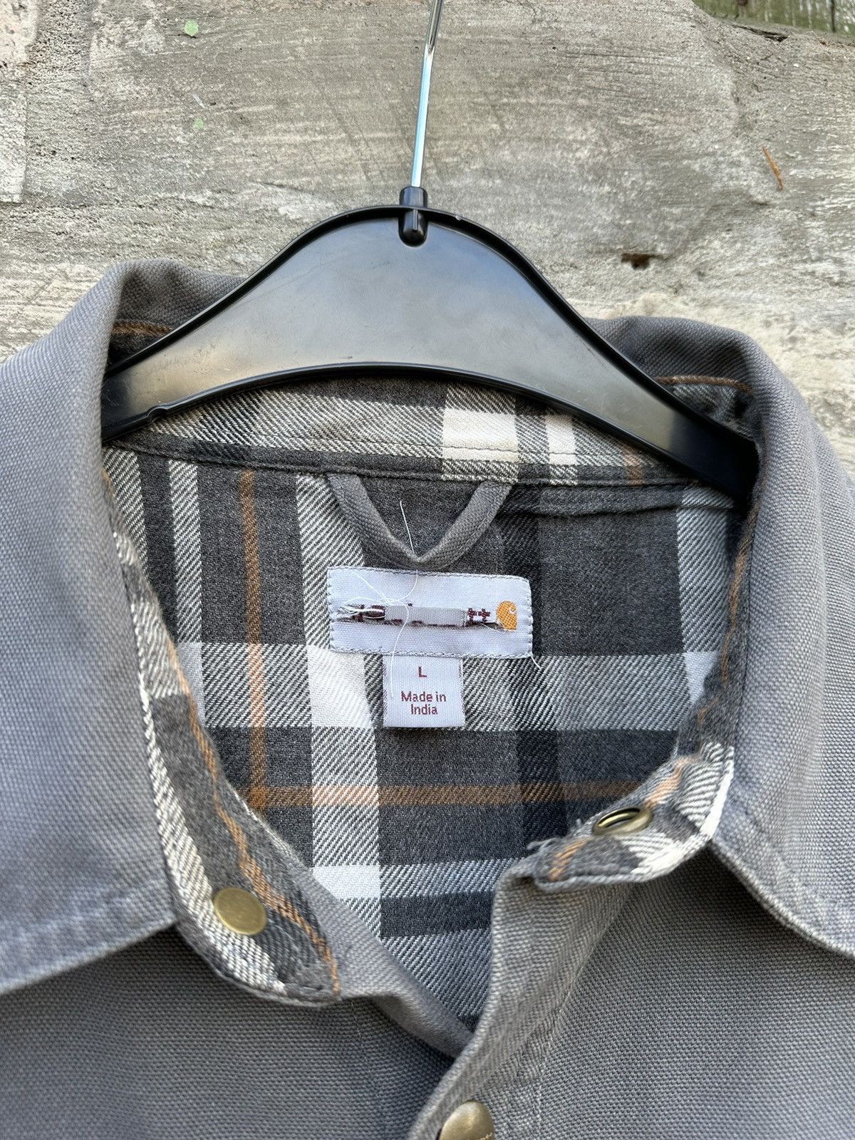 Carhartt × Vintage Vintage 90s Carhartt Heavy Overshirt Jacket Size US L / EU 52-54 / 3 - 6 Thumbnail