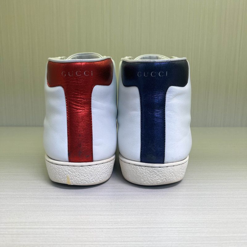Gucci Gucci Ace High-Top Sneakers in White - Size US 9.5 / EU 42-43 - 3 Thumbnail