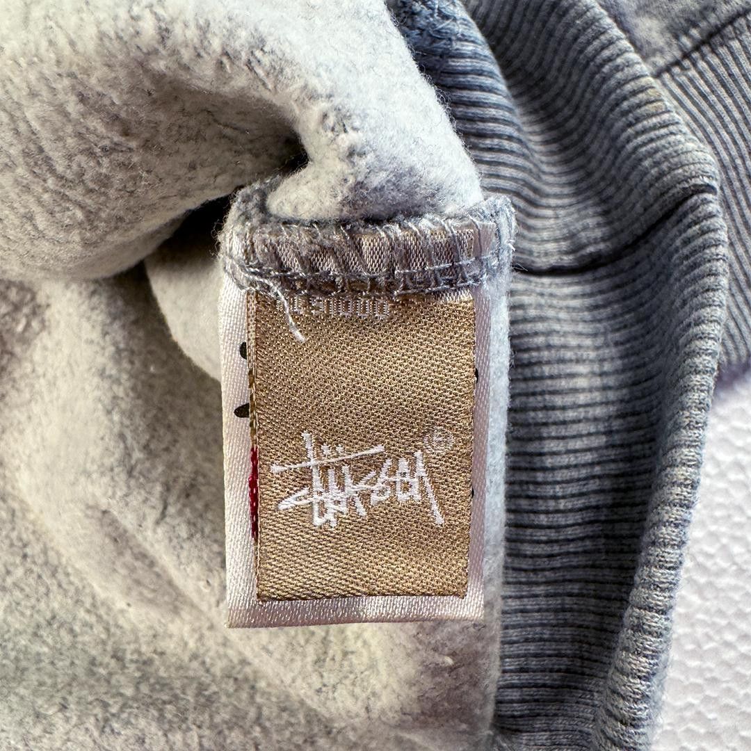 Stussy Stussy Custom Made World Tour Embroidery Grey Sweater (M/L) Size US M / EU 48-50 / 2 - 5 Thumbnail