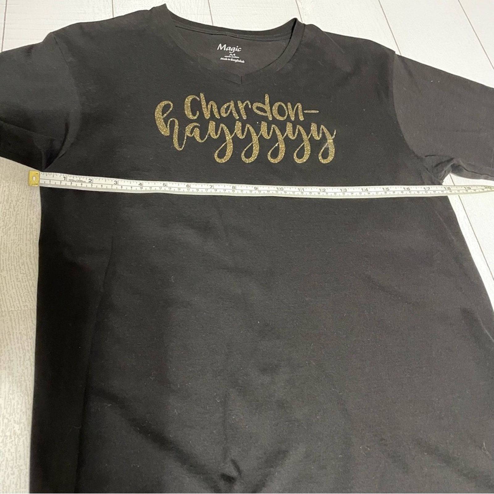 Other Magic "Chardon-hayyyyyy" Black Tee - Size Medium NWOT Size M / US 6-8 / IT 42-44 - 5 Thumbnail