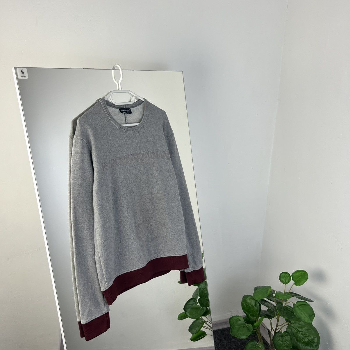 Emporio Armani Vintage Emporio Armani 3D Big Logo Luxury Sweatshirt Size US L / EU 52-54 / 3 - 1 Thumbnail
