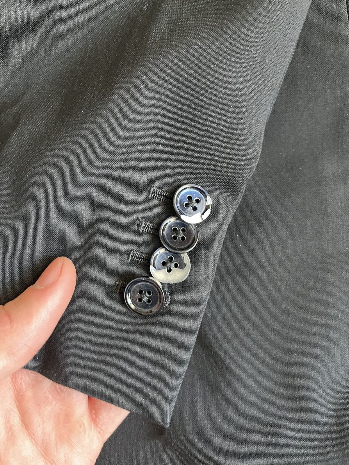 Ermenegildo Zegna × Z Zegna Ermenegildo Zegna Su Misura Wool Two Buttons Blazer Size 52R - 10 Thumbnail