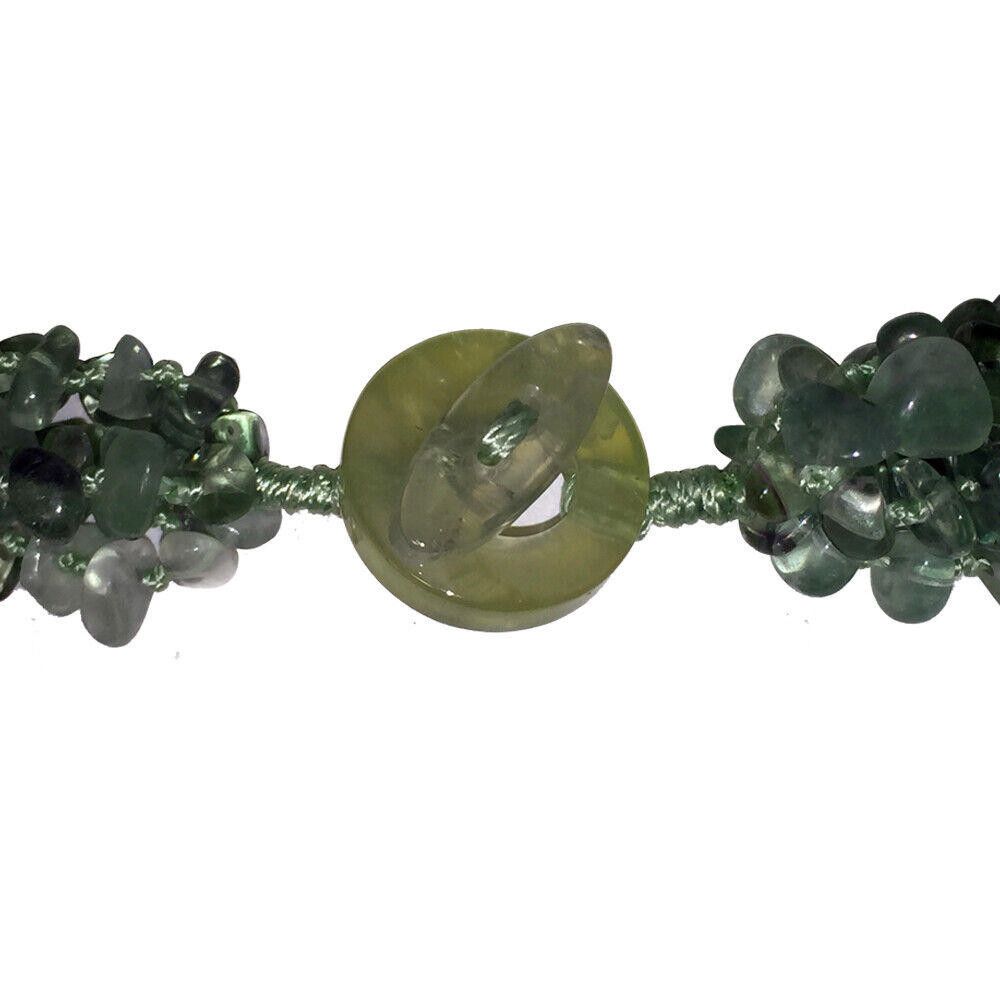 Designer Green Fluorite Bead Multi Stranded Necklace Size ONE SIZE - 4 Thumbnail