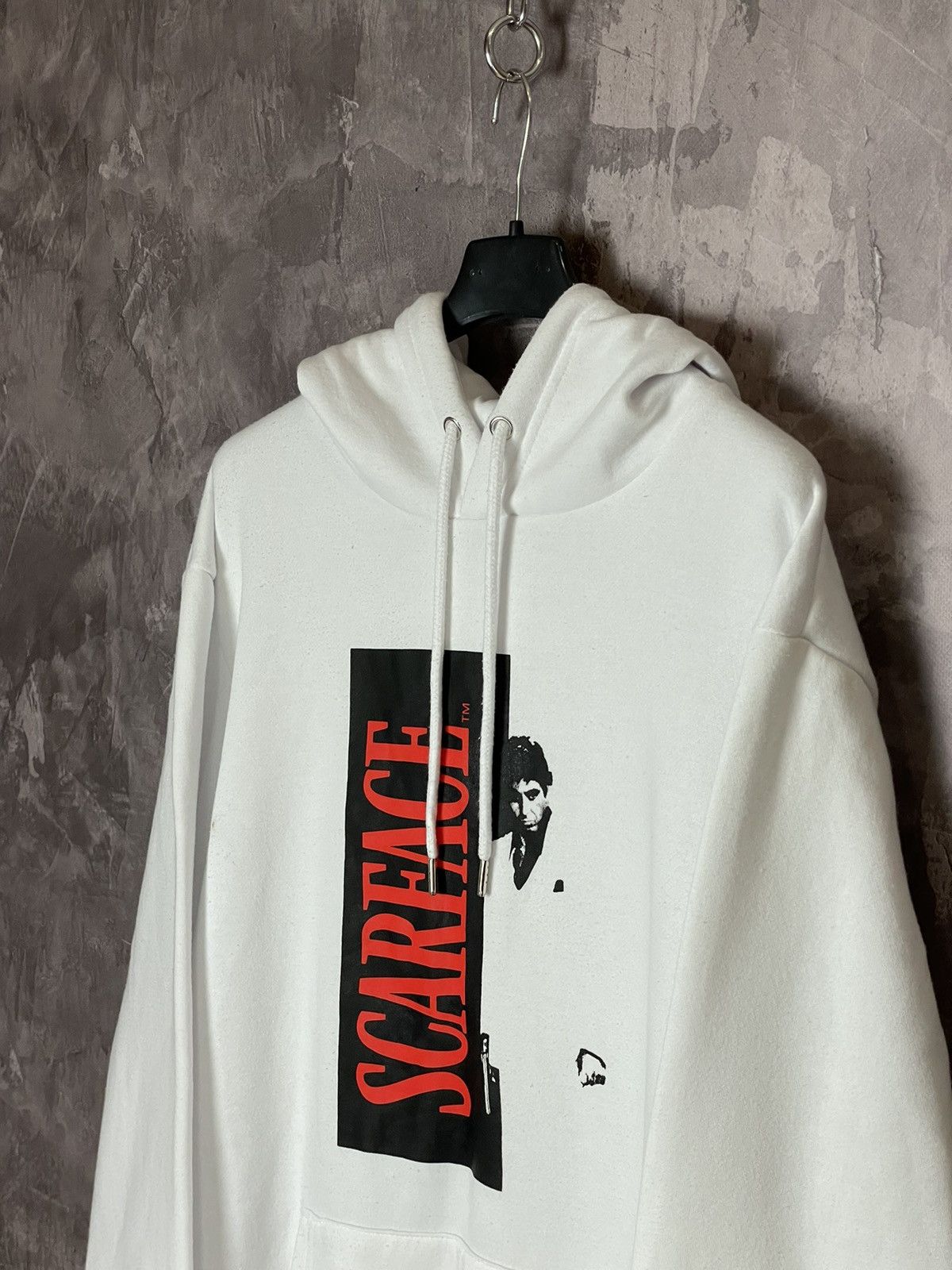 Vintage Vintage Scarface Hoodie Tony Montana Movie SCARFACE Big LOGO Size US XL / EU 56 / 4 - 7 Thumbnail