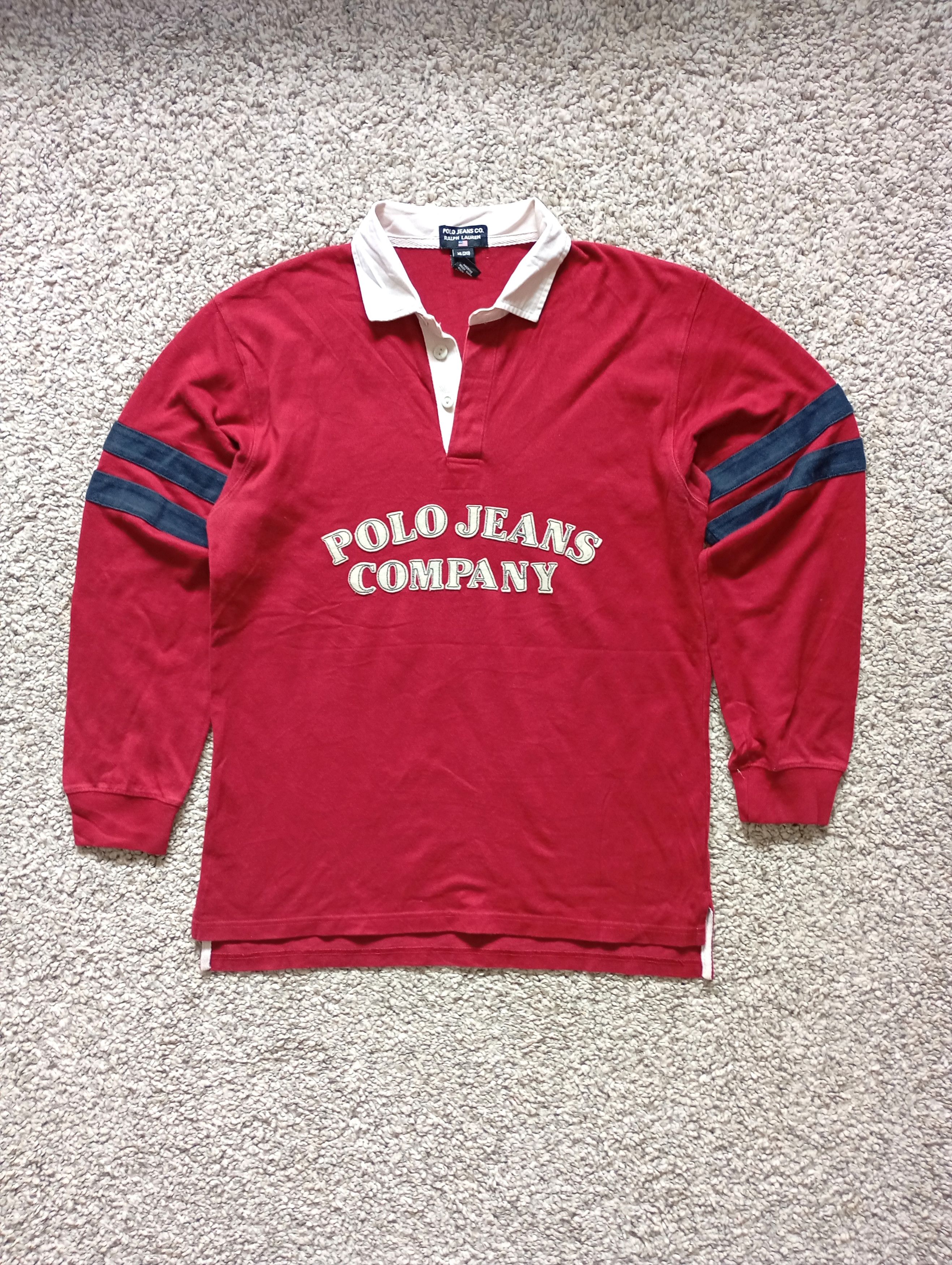 Polo Ralph Lauren × Ralph Lauren × Vintage 🇺🇸Vintage Polo Jeans Company Ralph Lauren Shirt Size US XL / EU 56 / 4 - 1 Thumbnail
