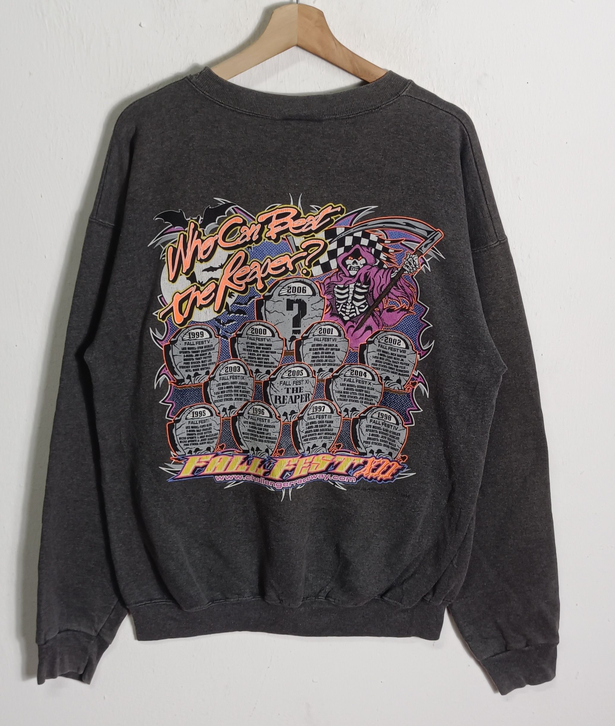 NASCAR Vintage Nascar"Who Can Beat The Reaper" Jacksonville Size US L / EU 52-54 / 3 - 1 Thumbnail