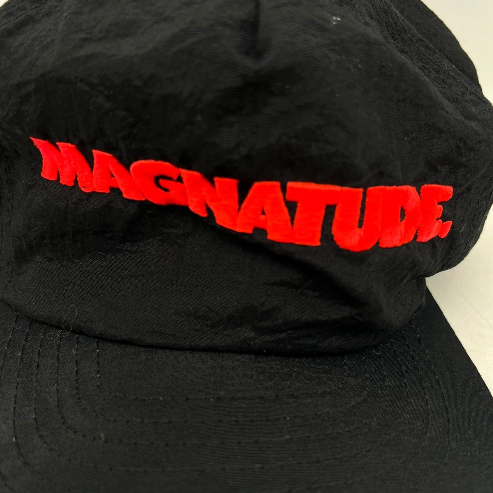 Vintage Magnatude Hat Snapback Trucker Cap One Size Black Nylon Size ONE SIZE - 2 Thumbnail