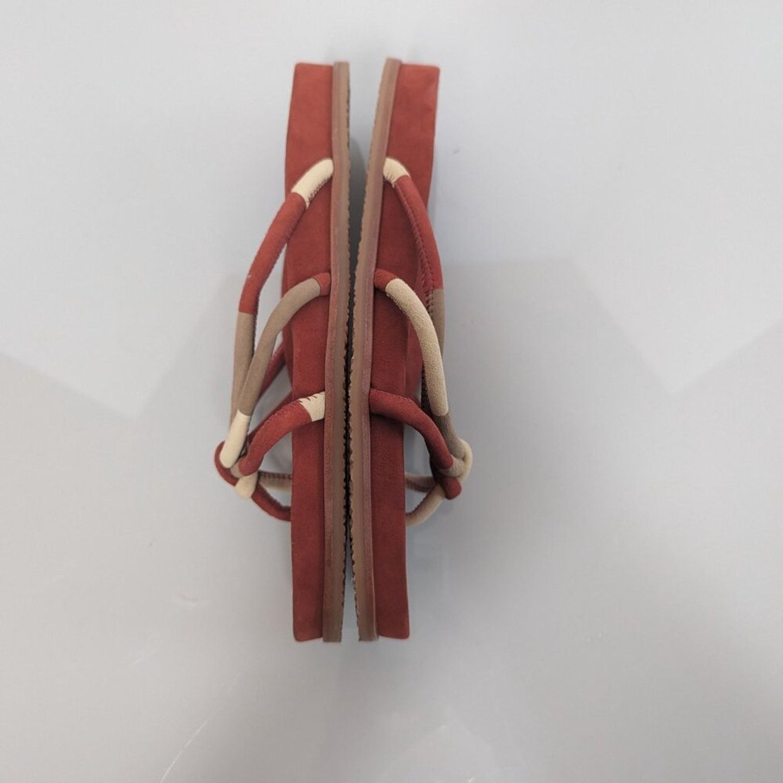 Ulla Johnson Ulla Johnson Tan Rust Color Adria Tricolor Suede Sandals 9.5 Size US 9.5 / IT 39.5 - 5 Thumbnail