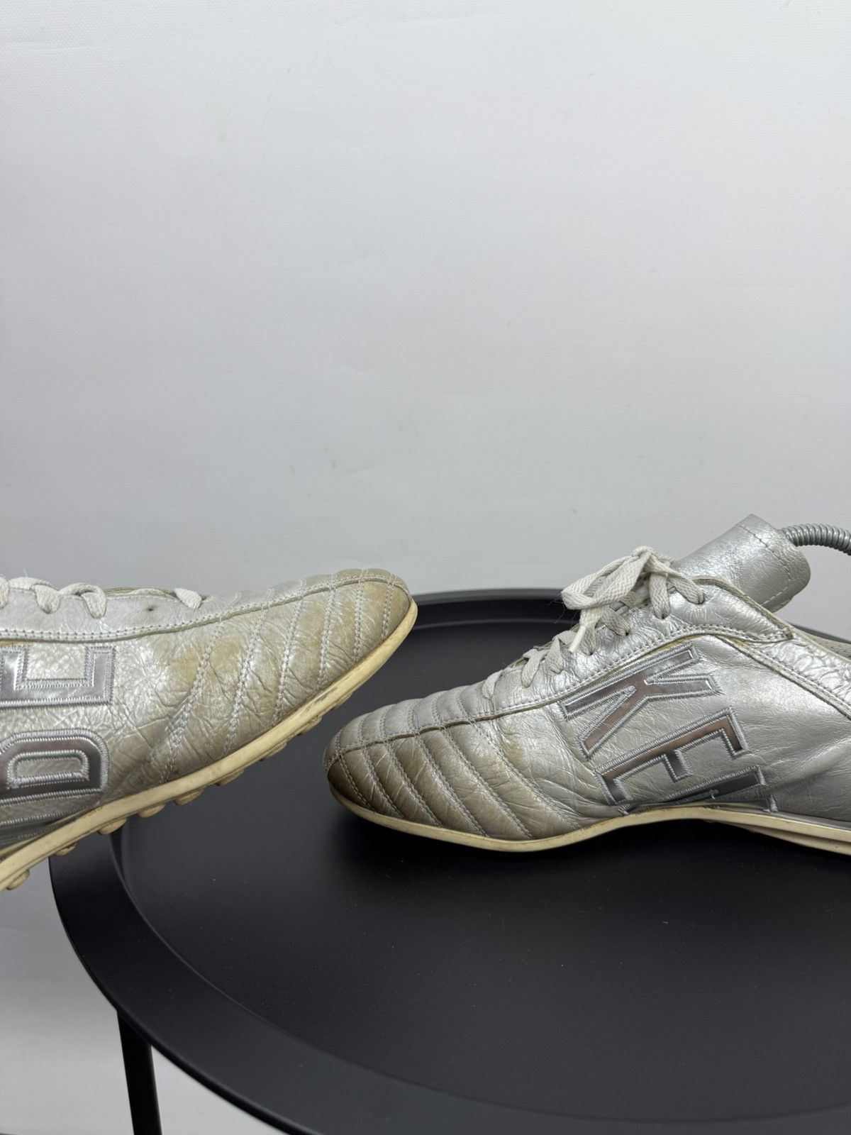 Dirk Bikkembergs Dirk Bikkembergs VTG Low Trainer Leather Logo Shoes Sneakers Size US 8 / EU 41 - 9 Thumbnail