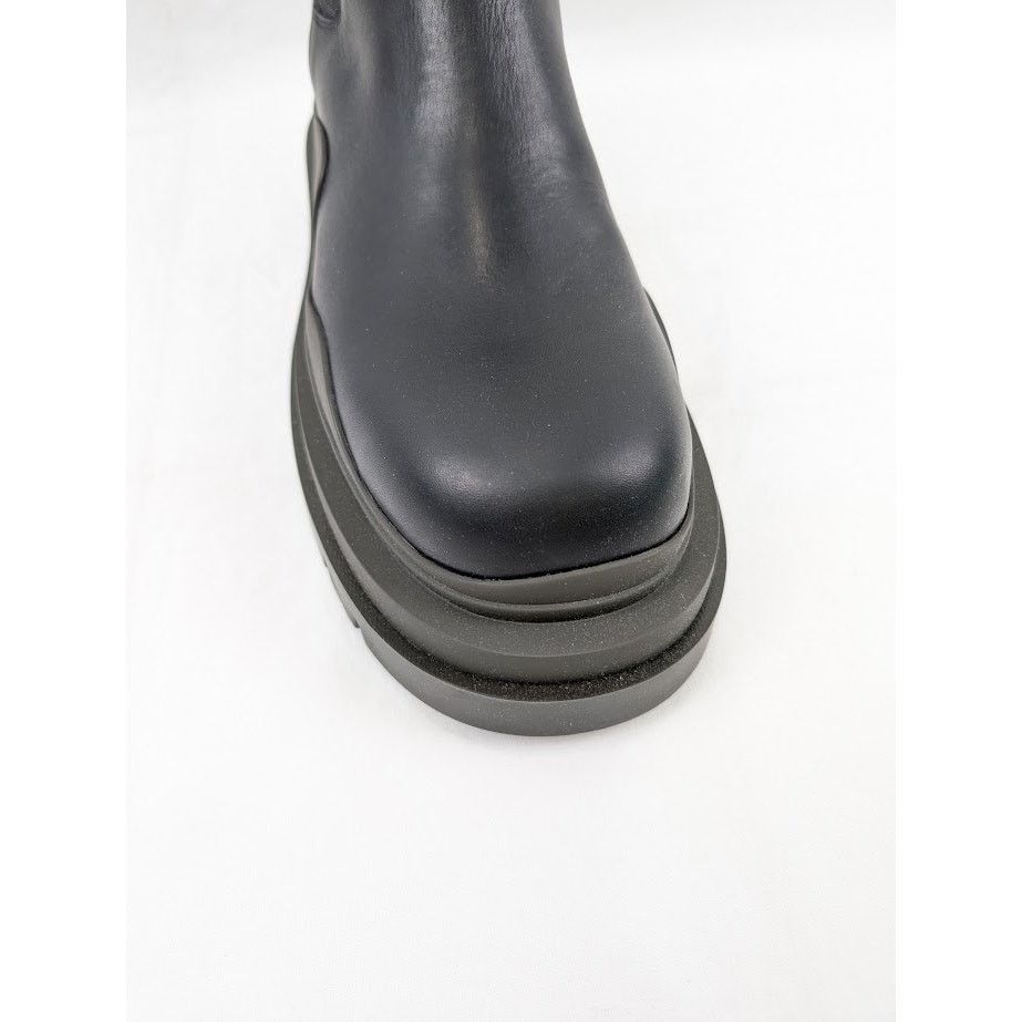 Bottega Veneta o1rshd1 Military Calf Tire Ankle Boots in Black Size US 11 / EU 44 - 5 Thumbnail