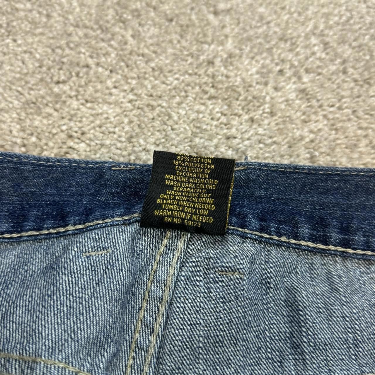 Makaveli × Vintage Y2K 2000s Makaveli Branded Baggy Wide Leg Jeans Size US 36 / EU 52 - 7 Thumbnail