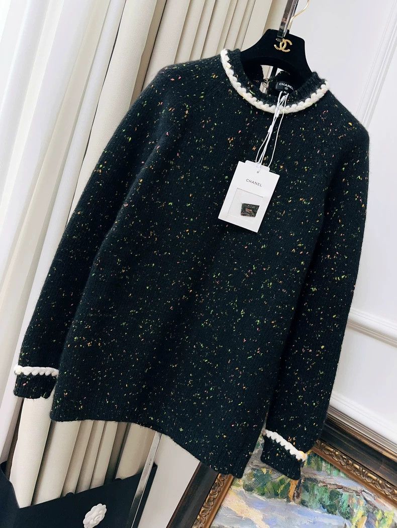Chanel Chanel 24K autumn and winter black colorful spotted star-k Size XS / US 0-2 / IT 36-38 - 1 Thumbnail