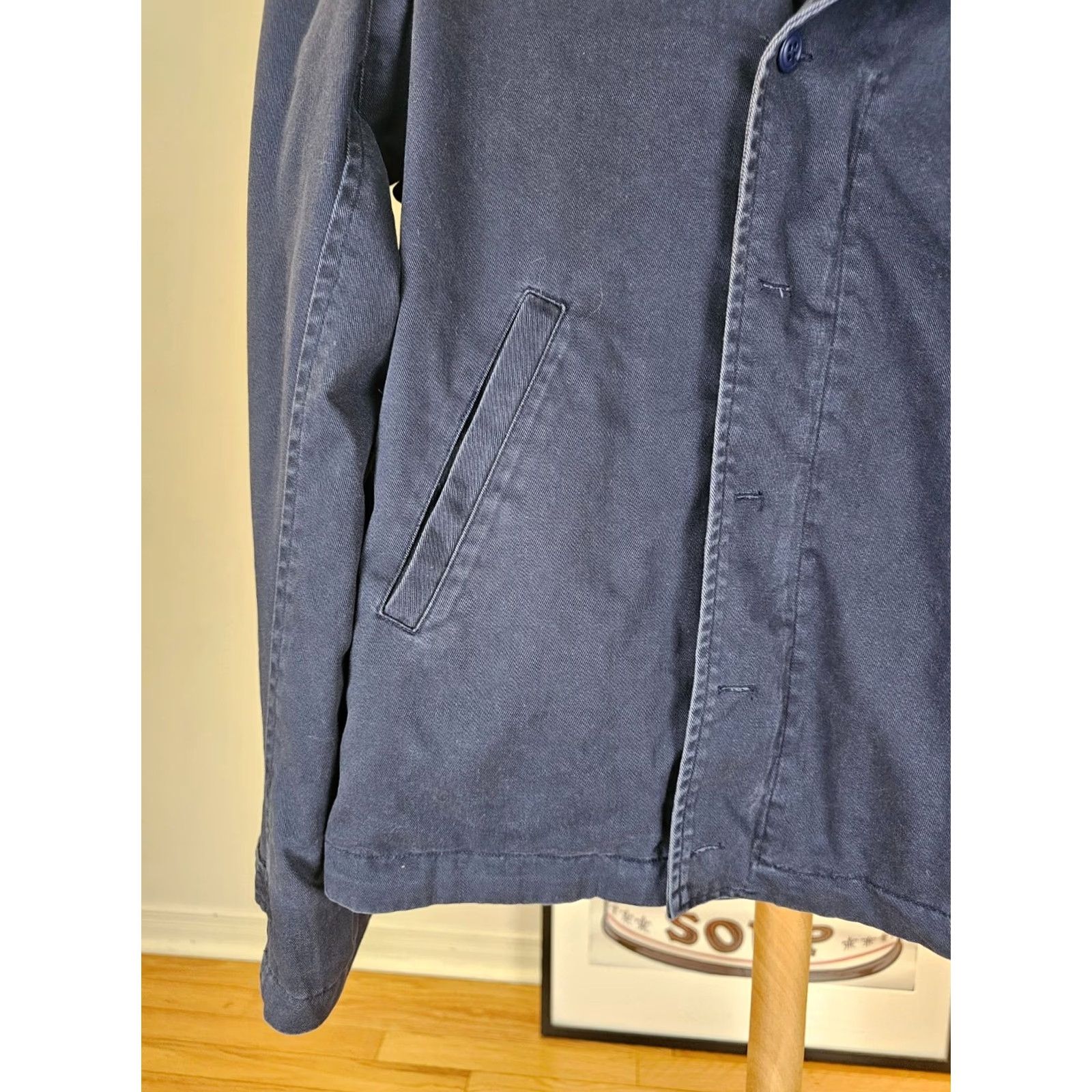 Polo Ralph Lauren VINTAGE Polo Ralph Lauren POLO SPORT NAVY M-41 MILITARY STYLE COTTON JACKET SZ LARGE Size US L / EU 52-54 / 3 - 3 Thumbnail