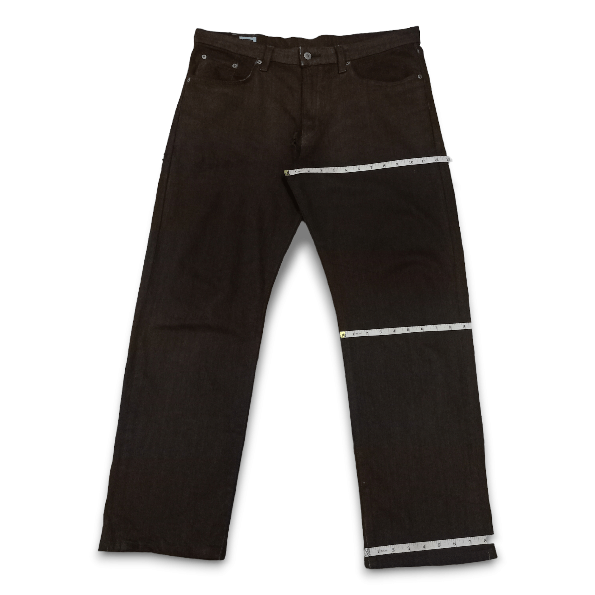 Edwin Vintage Japanese Edwin Distressed Baggy Jeans 38x30 Size US 38 / EU 54 - 12 Thumbnail