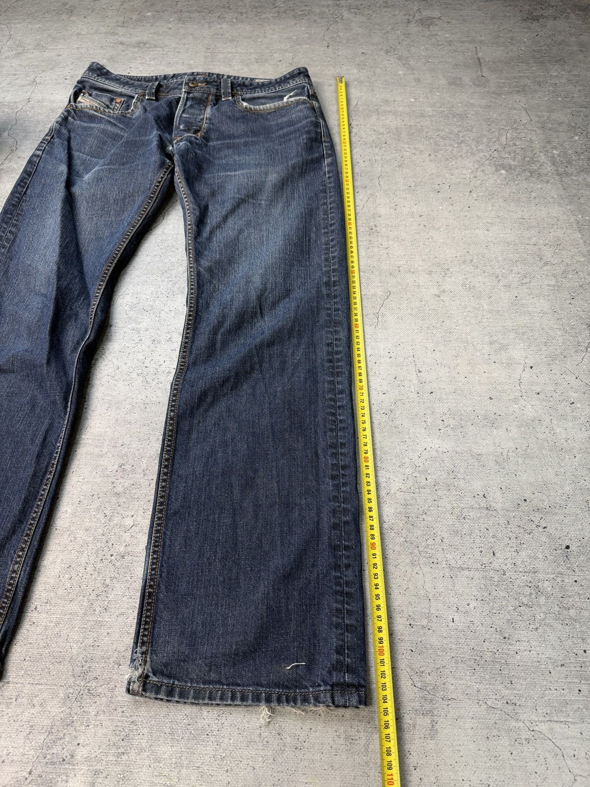 Diesel Vintage Diesel Jeans Flared Wide Japanese Y2K Faded Distress Size US 32 / EU 48 - 9 Thumbnail