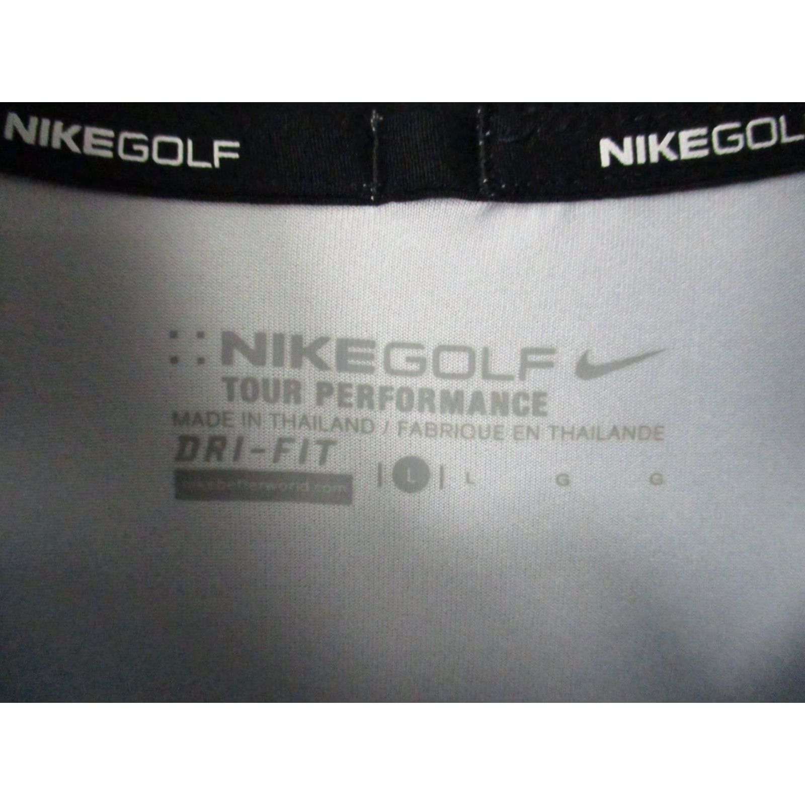 Nike Nike Golf Tour Performance Shirt Large Mens Colorblock Gray White Dri Fit Polo Shirt Size US L / EU 52-54 / 3 - 5 Thumbnail
