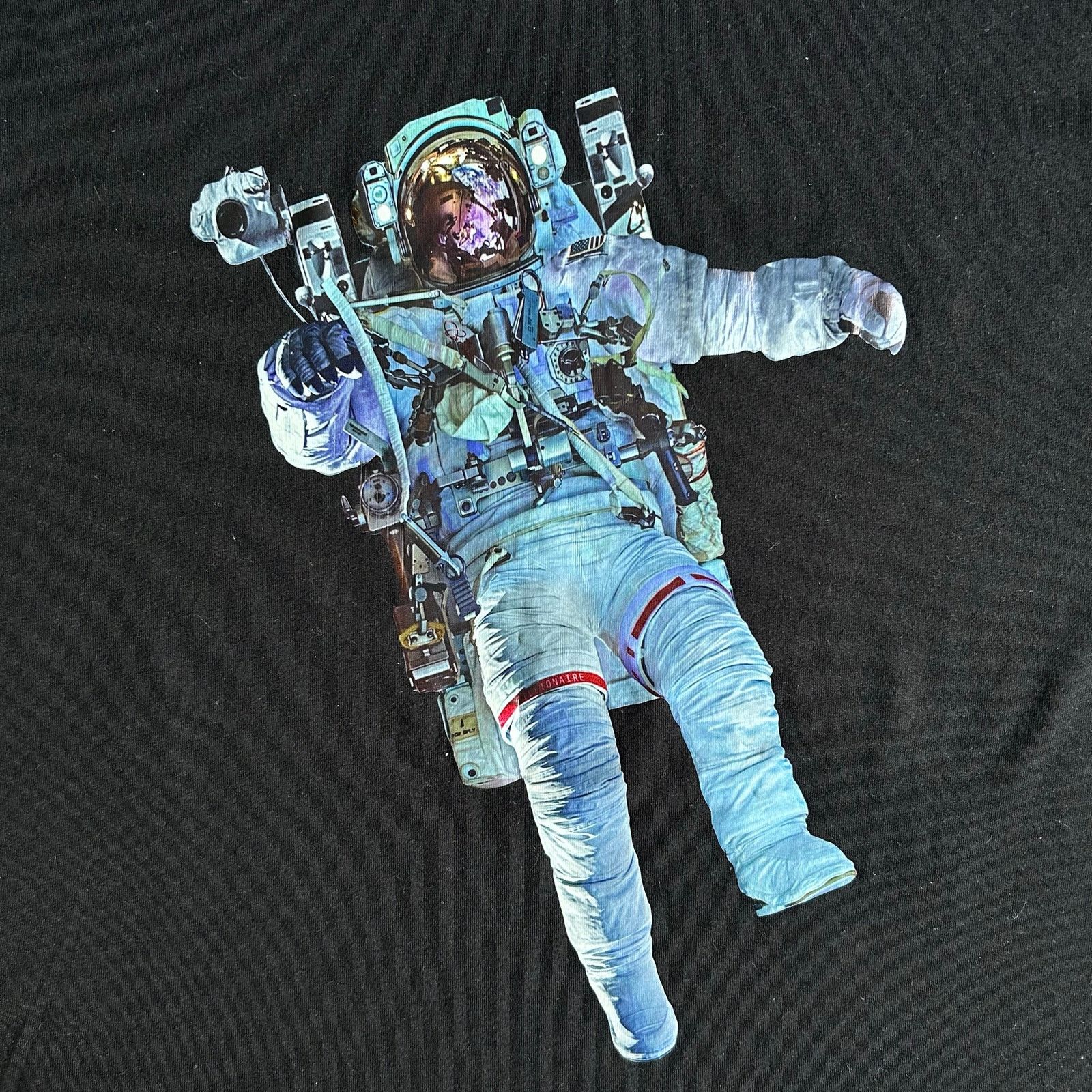 Billionaire Boys Club Billionaire Boys Club Astronaut Plaid Hem T-Shirt- Sz, L Size US L / EU 52-54 / 3 - 3 Thumbnail