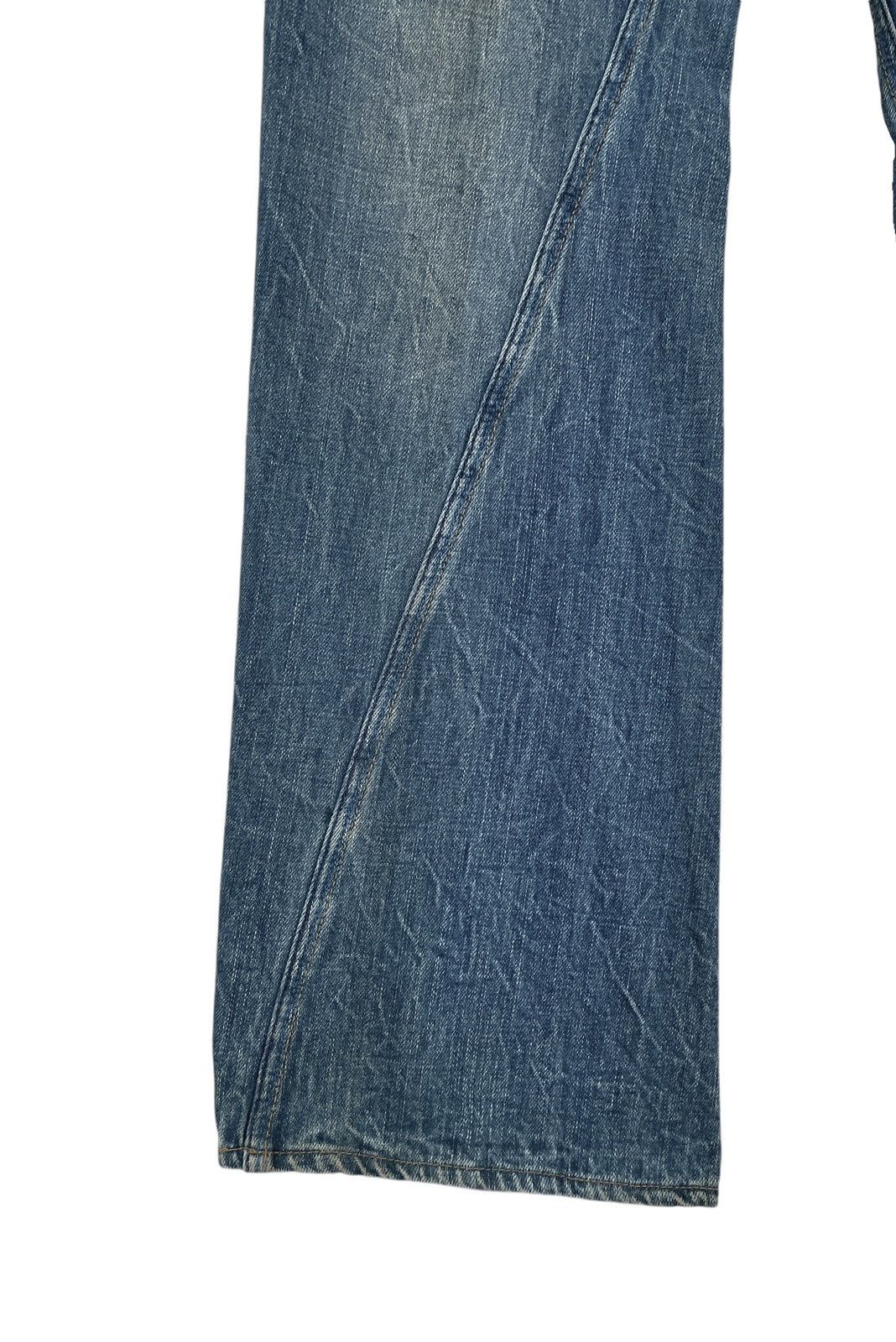 Japanese Brand × Vintage Vintage Japanese Brand Double Waist Jeans 2000s Size US 34 / EU 50 - 7 Thumbnail