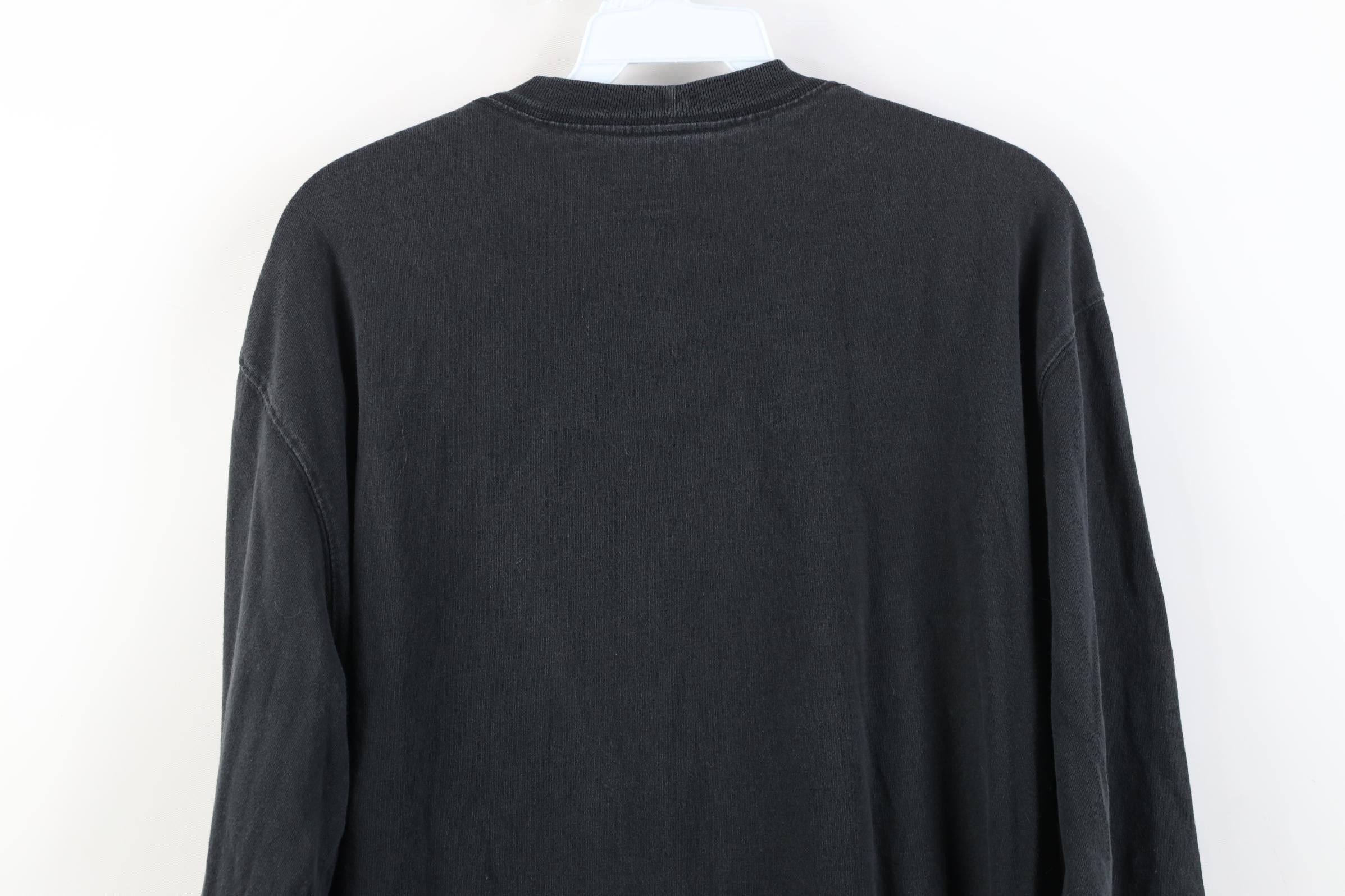 Carhartt Vintage Y2K Carhartt Long Sleeve Pocket T-Shirt Black Cotton Size US M / EU 48-50 / 2 - 14 Thumbnail