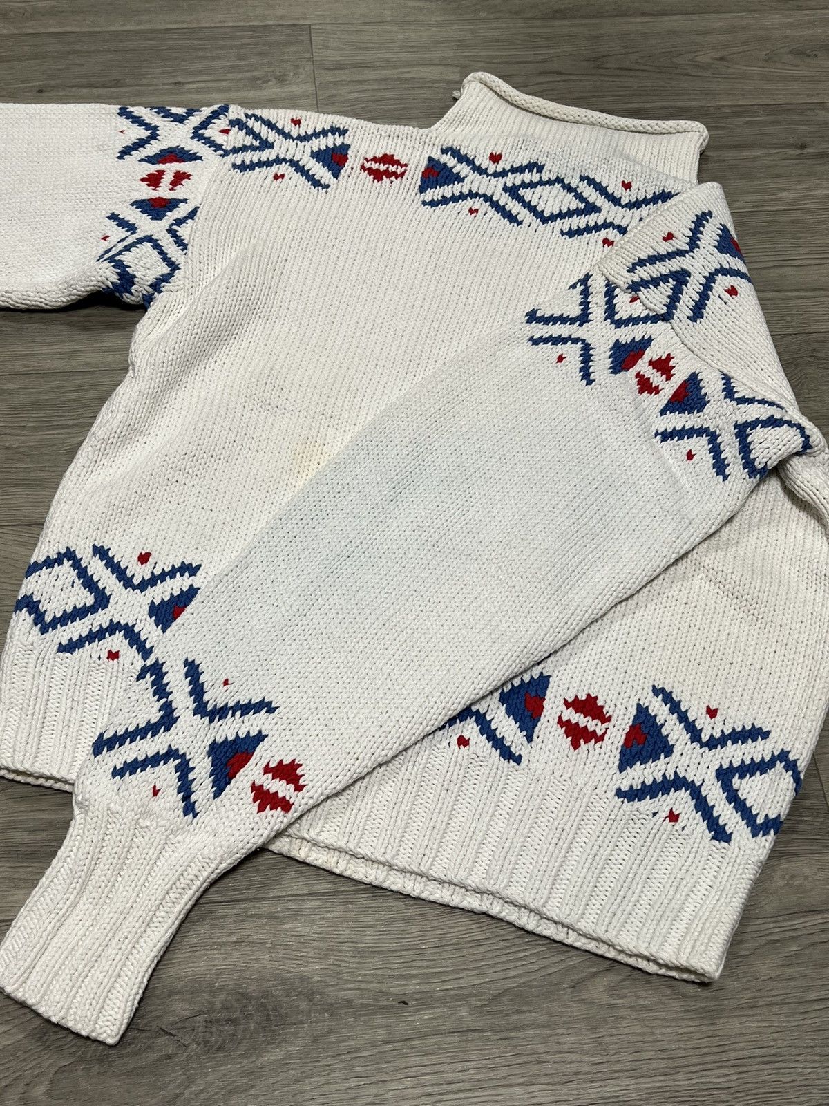 Polo Ralph Lauren × RRL Ralph Lauren × Vintage Polo Ralph Lauren knit Chunky vintage sweater Size US M / EU 48-50 / 2 - 11 Thumbnail