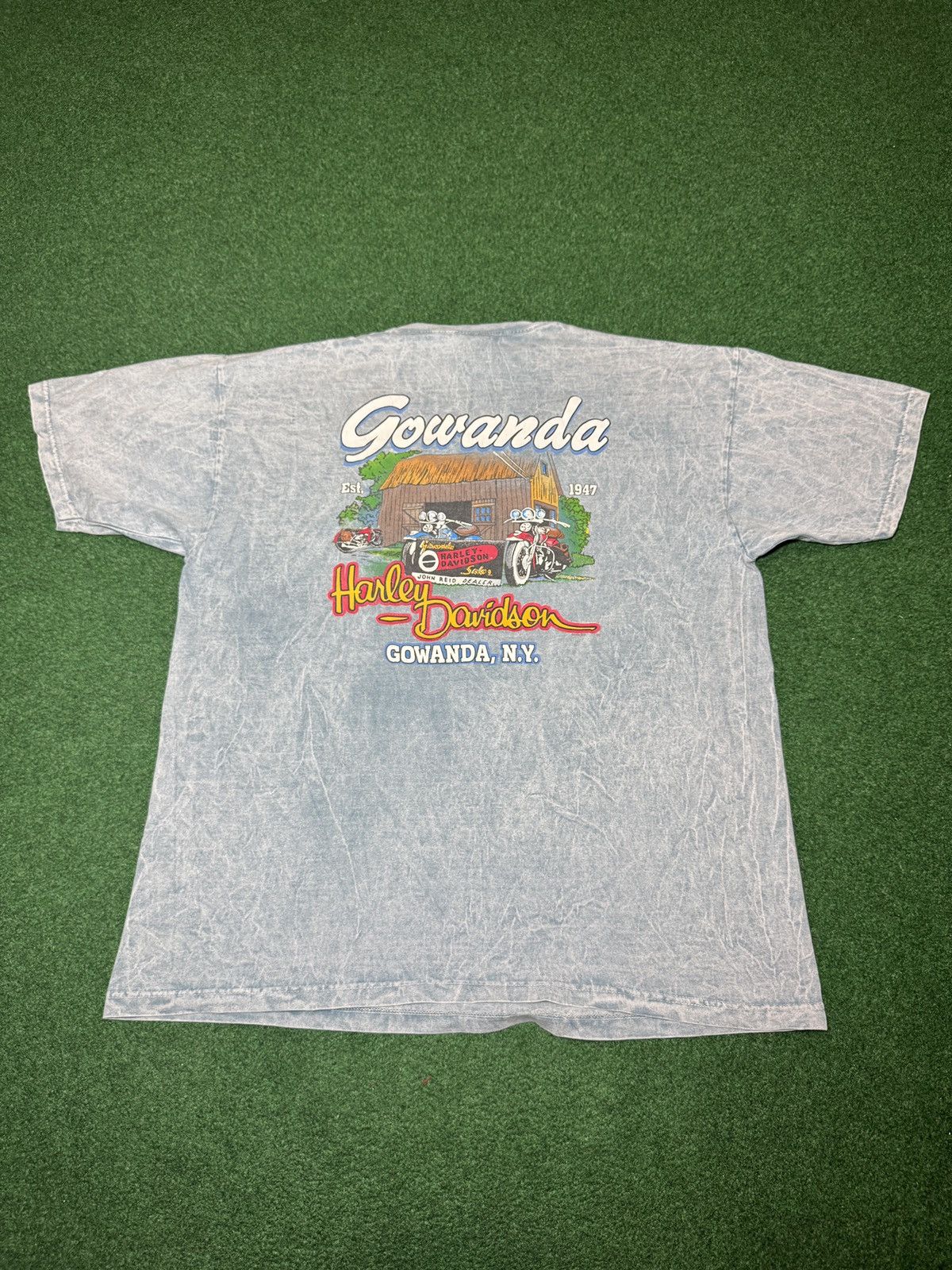 Harley Davidson Vintage Harley Davidson 90s Biker Motorcycle XL T Shirt Size US XL / EU 56 / 4 - 3 Thumbnail