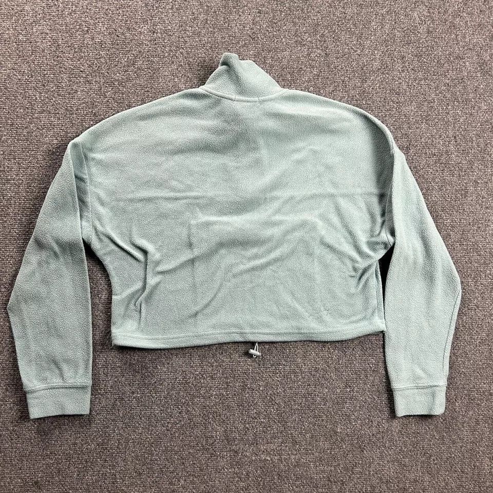 Garage Garage 1/4 Zip Pullover Womens XS Fleece Crop Sweatshirt Size XS / US 0-2 / IT 36-38 - 6 Thumbnail