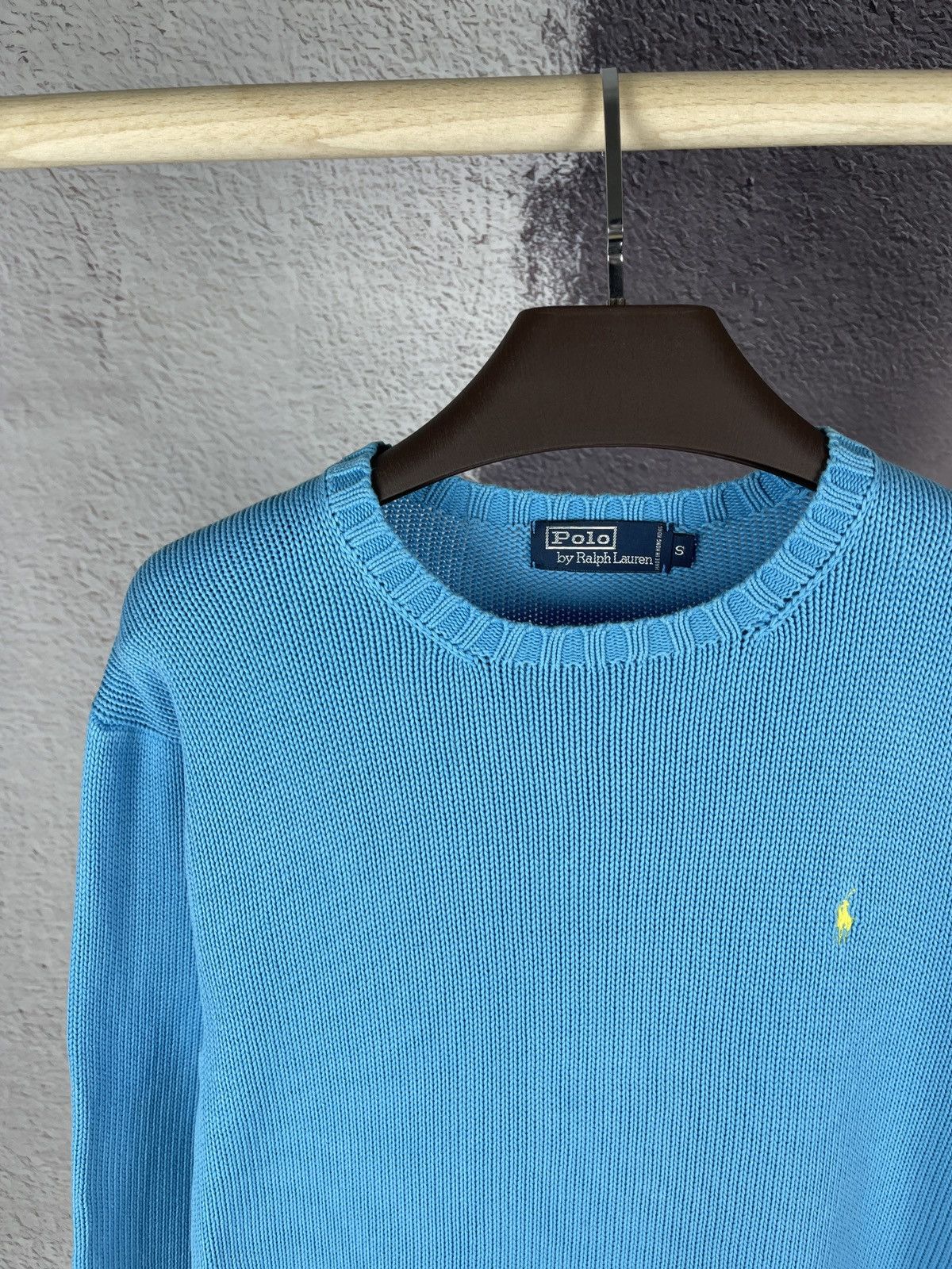 Polo Ralph Lauren Polo Ralph Lauren vintage blue yellow logo knitted sweater Size US S / EU 44-46 / 1 - 7 Thumbnail