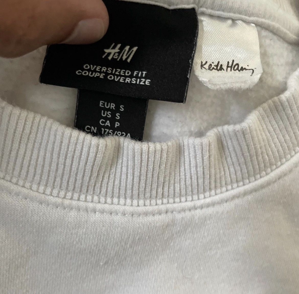 H&M × Keith Haring H&M x Keith Haring '89 Self-Portrait Oversized Crewneck Size US S / EU 44-46 / 1 - 6 Thumbnail